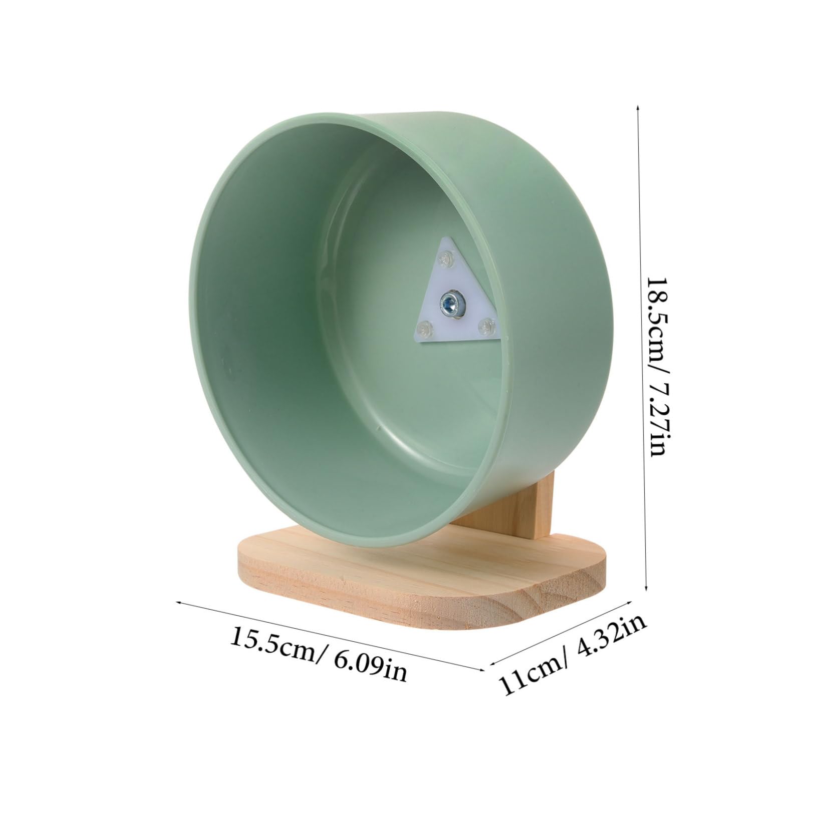 HAPINARY Running Wheel Toys for Hamster Chinchilla Gerbil Guinea Pig Squirrel Hedgehog Silent Pet Exercise Wheel