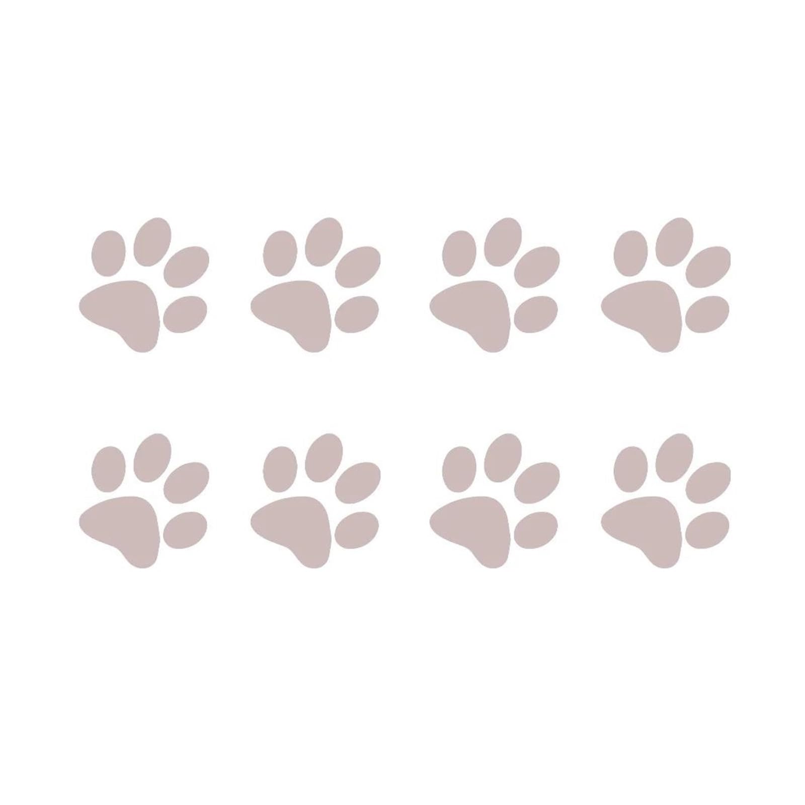 Decoration Motorcycle Glow Stickers Funny Cat Paw Print Decal Side Boxes Tail Box Decoration Adventure Moto Accessories(Gray)