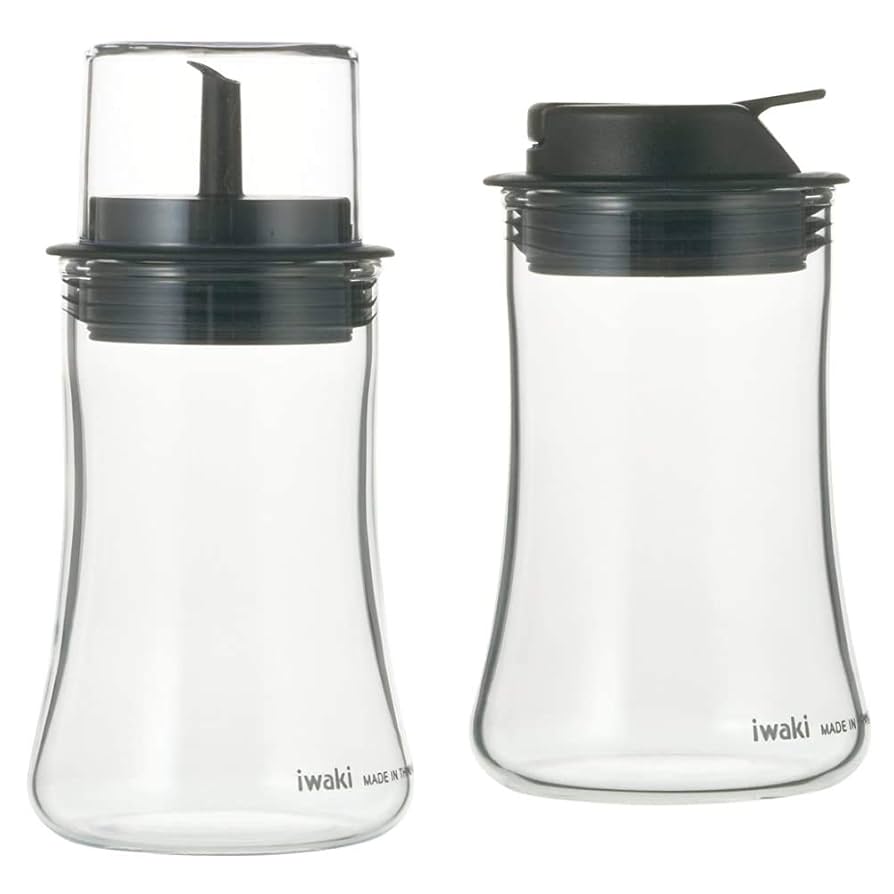 Amazon｜【セット買い】 iwaki(イワキ) 耐熱ガラス 調味料入れ