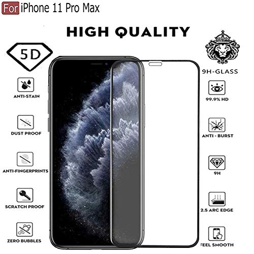 Image of DPJ Tempered Glass for iPhone 11 Pro Max and iPhone Xs Max (6.5 Inch) [Pack of 2]