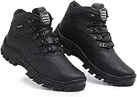 Bota Coturno Tático em Couro Legítimo para Segurança e/ou Esportes.