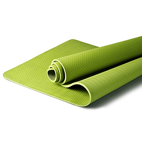 Image of IRIS Fitness Non Slip 6 mm TPE Yoga Mat for Hot Yoga Pilate Gymnastics