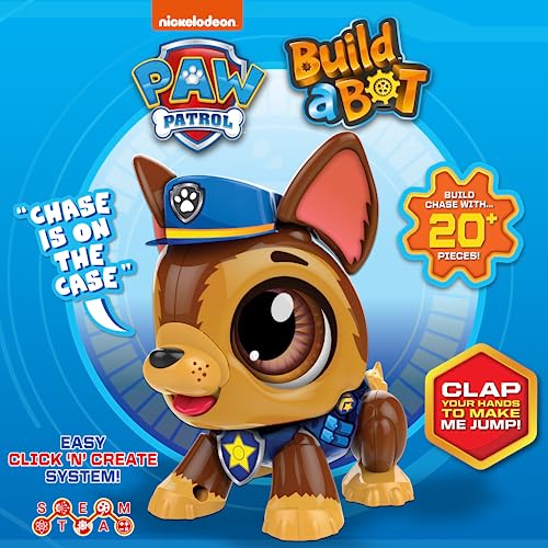 Robot Miniature Personnage Miniature Animal Anime Miniature The Paw Patrol Robot Interactif Build A Bot Chase - vue 5