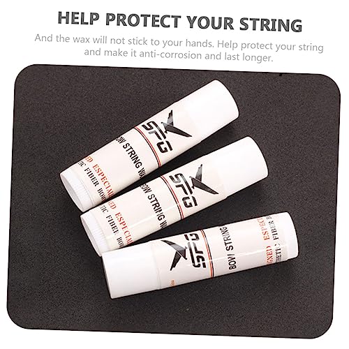 BRIGHTFUFU Corda cera de corda cera de cera cera protetora cera para tiro com arco portátil cera de