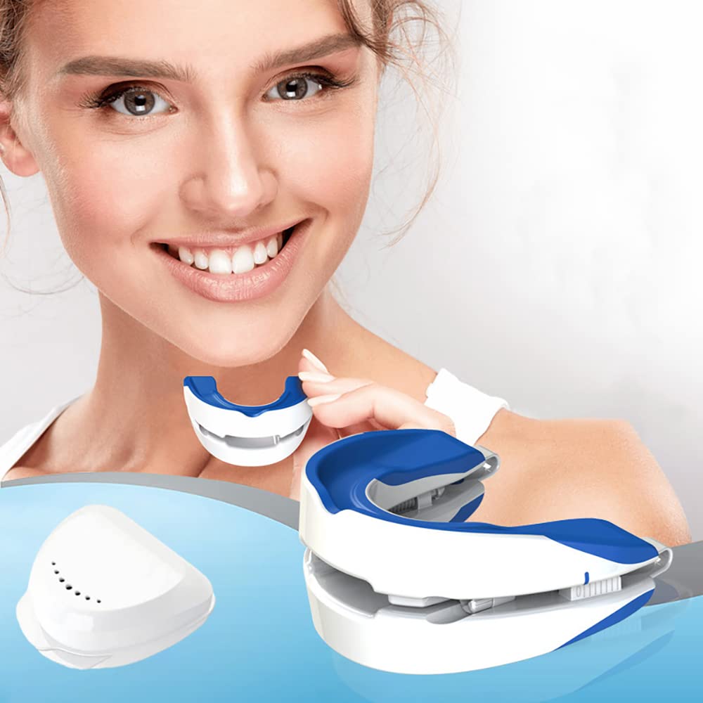 Sweet seven Anti-Snore Mouthguard - Adjustable Jaw Positioning, Custom Fit, FDA Cleared - Snore Solution for Men - Lightweight and Comfortable Sleep Aid