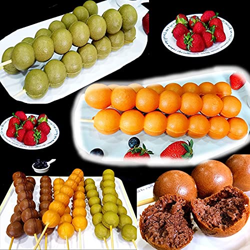 Xgxyklo Spieß Waffeleisen, Waffelkugelmaschine, Antihaft 3 Saiten Takoyaki Wachtelei Spieß Grillpfanne, Für Zuhause Und… – Bild 3