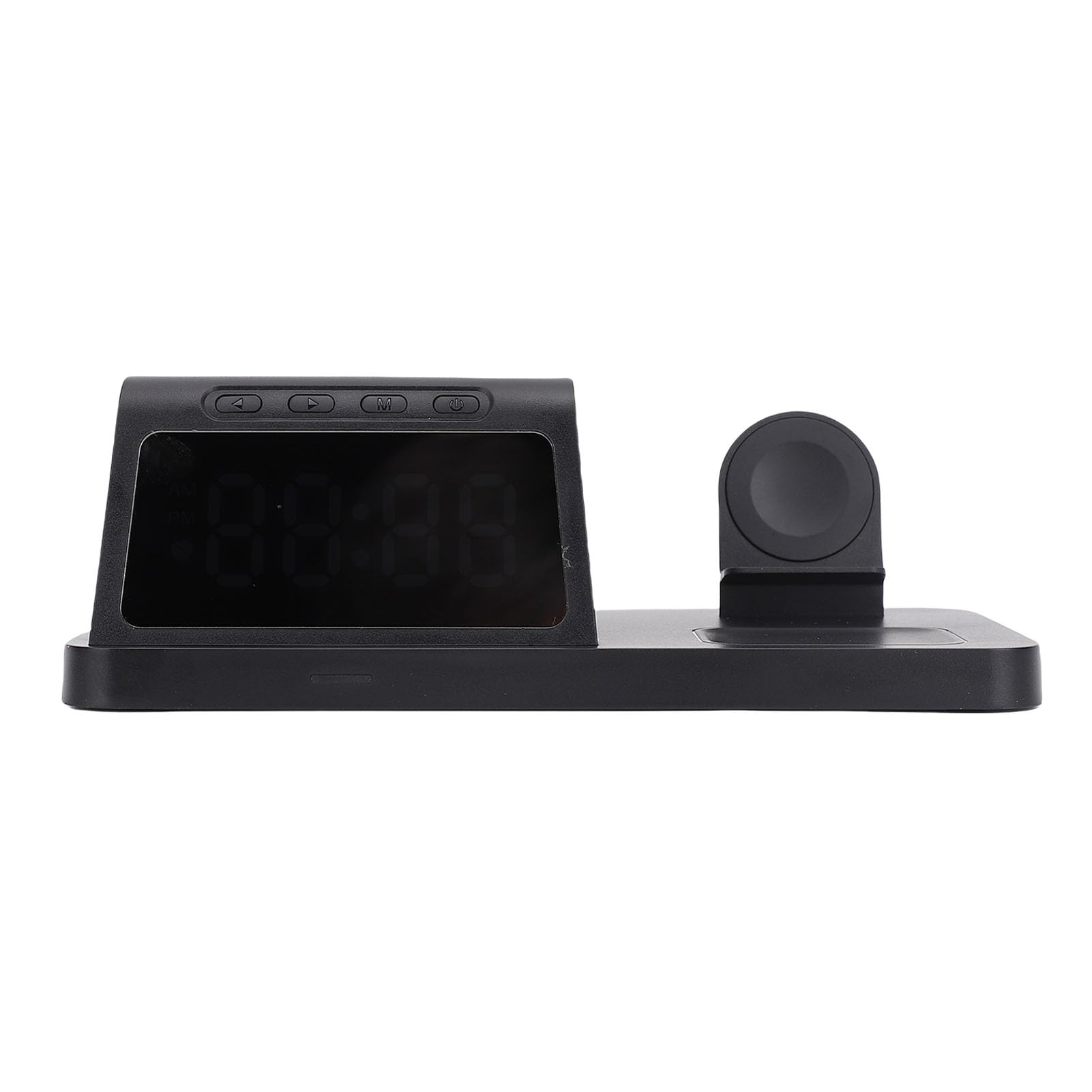 Station de Charge sans Fil, Réveil avec Chargeur de Téléphone, Horloge de Charge Rapide pour Les écouteurs de Montre de Téléphone, Interface de Type C, 15W, 10W, 7,5 W, Support