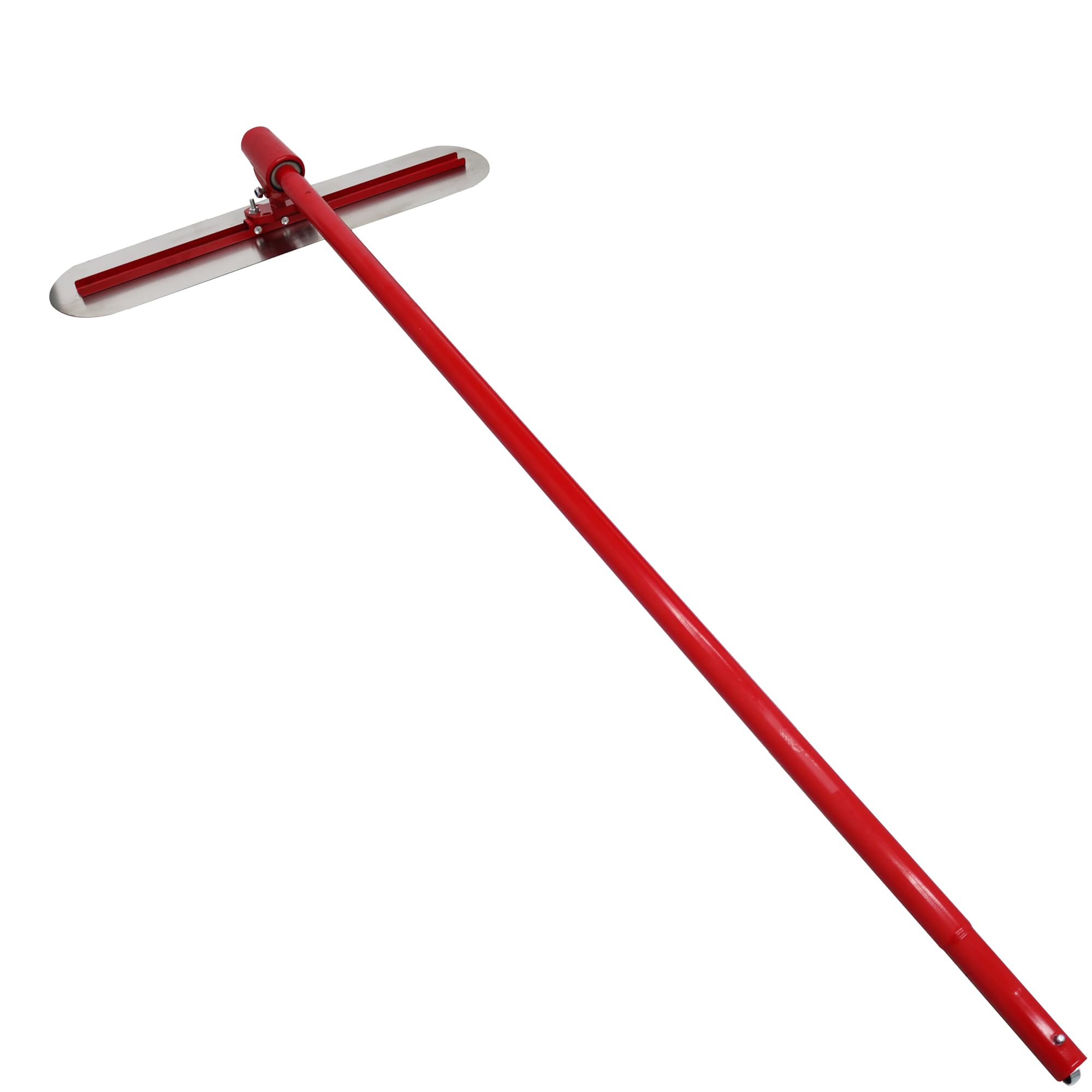 HQHAOTWU Concrete Bull Float Concrete Cement Surface Screed Tool Stainless Steel Concrete Finishing Trowel Bull Float 35.4×7.8inch Smoothing Board