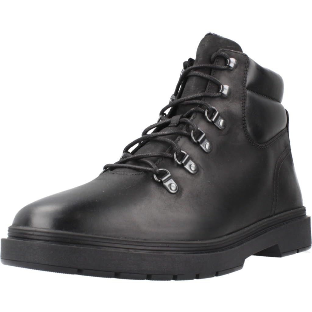 Geox Men's U Calaita Ankle Boot, black, 9 UK