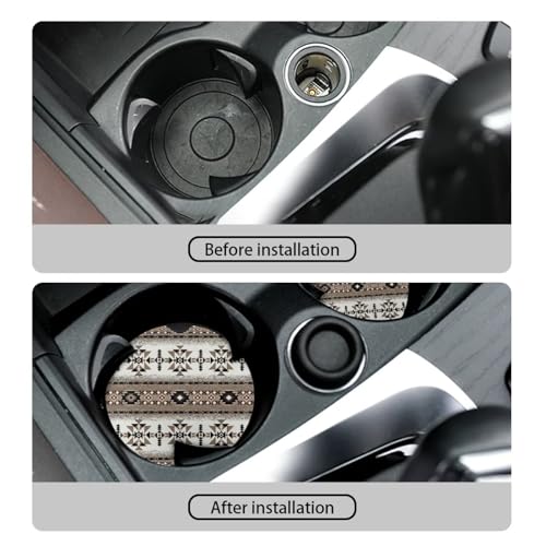 Portavasos para carro absorbente set de 2 piezas miniatura 3