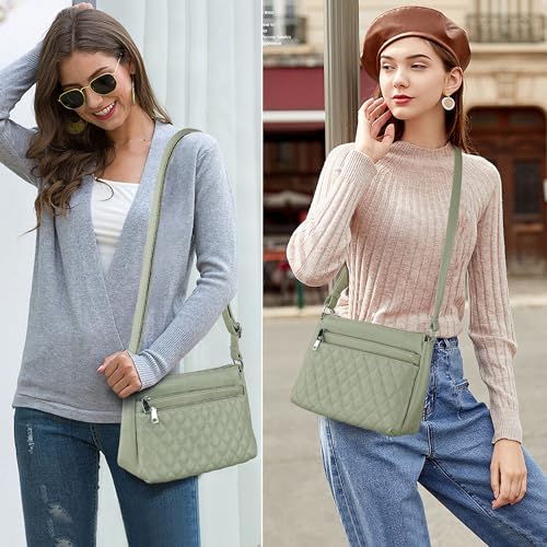 Image of TANTOMI Medium Crossbody Bags for Women Handbag PU Leather Purses for Women