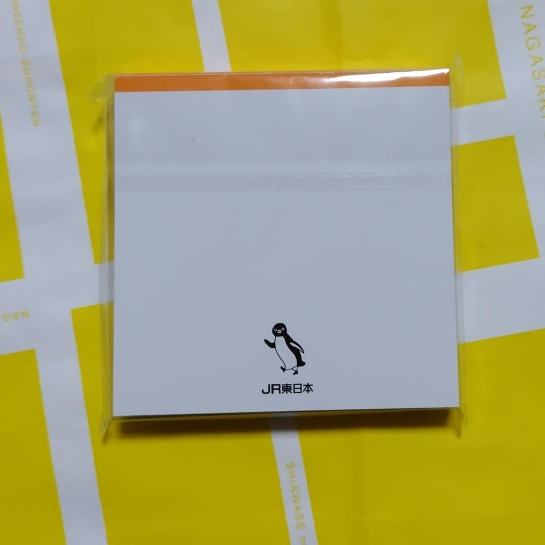 Amazon.co.jp: Suica ペンギン ノベルティ メモ帳 オレンジ色 サイズ