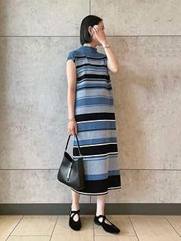 Amazon.co.jp: [ミラオーウェン] シアーハイネックストレート