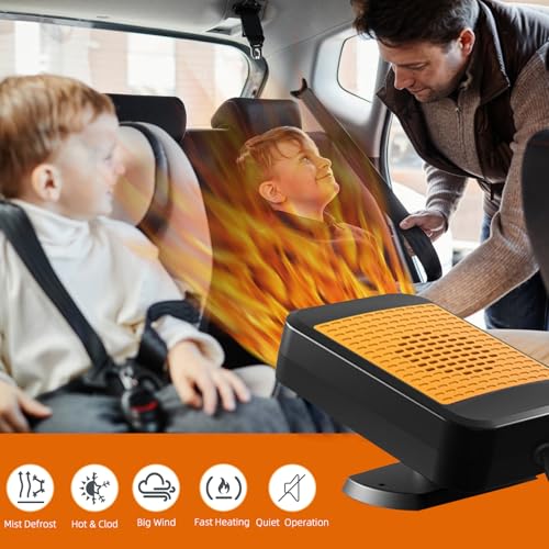 Xximuim HEATERNEW100 Car Heater, 12V 200W 2 In 1 Fast Heating & Cooling thumb #1