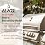 Blaze LTE+ 32-Inch 4-Burner Built-In Natural Gas Grill | 56,000 BTUs | Ceramic Flame Tamers | Red LED Control Knobs | Spring-Assisted Hood & Interior Lighting | BLZ-4LTE3-NG