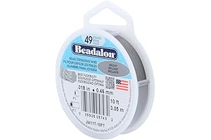 Beadalon 49-Strand Stainless Steel Bead Stringing Wire for Jewelry Making