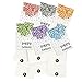 Birthday Greeting Cards - 4 x 6-Inch, 48-Pack, Multicolor Confetti Design - Blank Inside with Envelopes for Party & Business