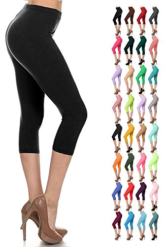 Pantacourt femme 3/4 noir en grande taille 42 coupe classique