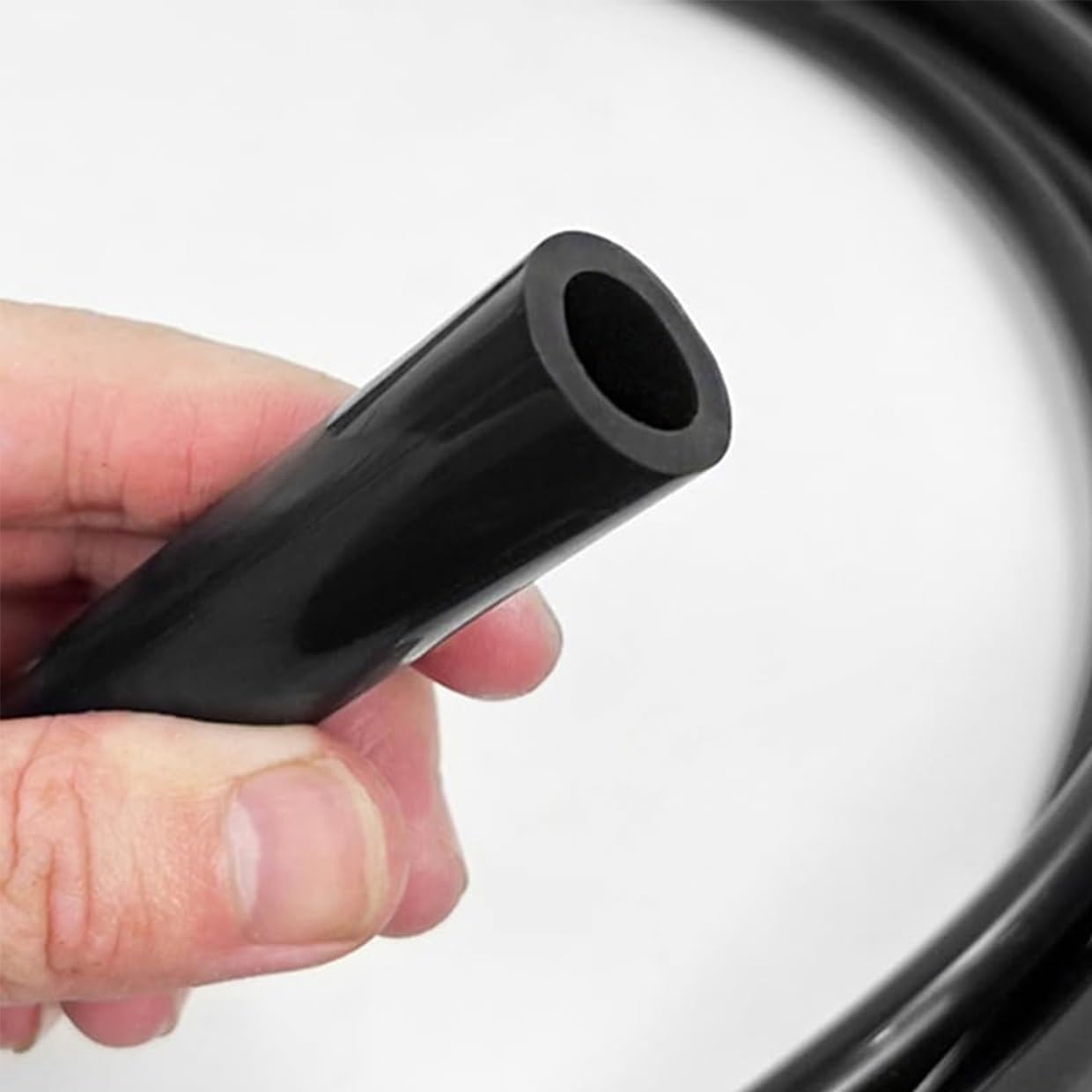 Tubo In Silicone Nero, Diametro Interno 1 M, 10-25 mm, Flessibile, Gomma Morbida, Resistente Al Calore, for Pompa Dell'aria for Acquario(ID 10mm x OD 14mm)