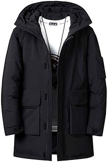 [Inkpoo] ベンチコート メンズ ダウンジャケット 分厚い 防寒保温 ロングコート 極暖 冬服 無地 ハイネック 通勤通学 ブルゾン スポーツ 日常 軽量 おしゃれ 中綿ジャケット