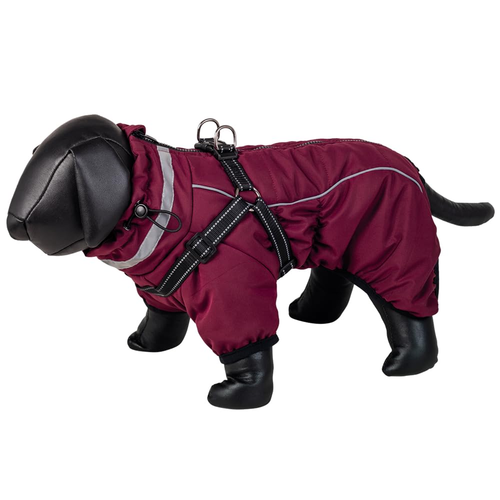 Nobby Elor 2-in-1 Dog Coat Bordeaux 20 cm