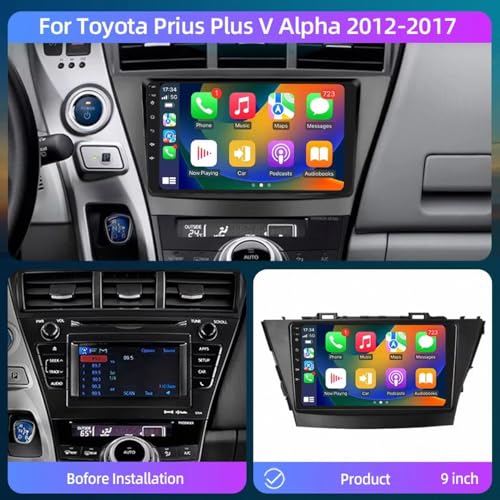 Android Auto y Carplay en tu Toyota Prius Alpha para controlar tus mapas y música 2