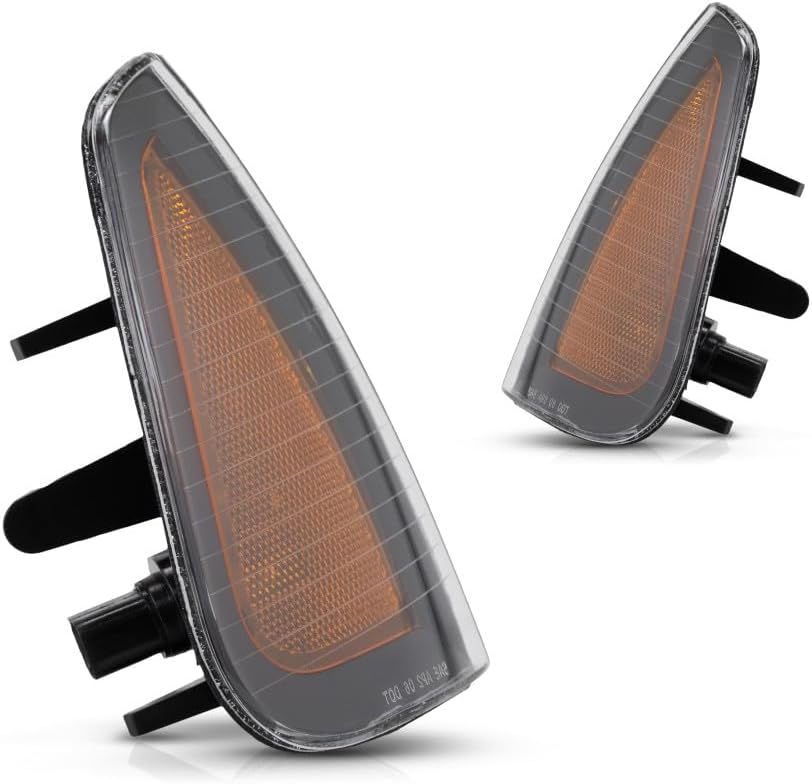 CarLights360 For 2005-2010 Dodge Charger Pair Side Marker Lights Driver and Passenger Side CH2550124 CH2551126-replaces 4806219AD 4806218AD