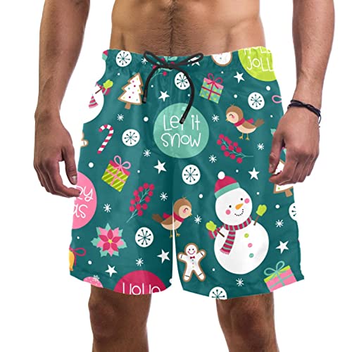 Maillots de bain hommes JDEZ fini le tissu mouillé short Noël