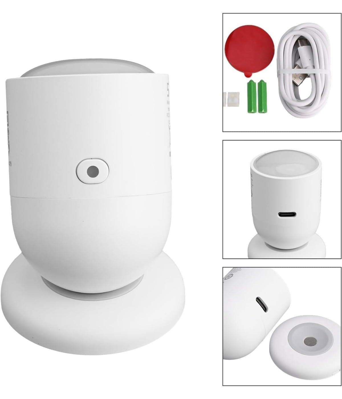 Wireless Sensor Kit, mmWave Radar, mit Smart Home Wireless Präsenzsensor-Kit, für Smart Presence, kompakten Größe, Weiß, 3 Stück