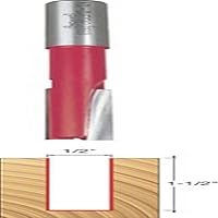 Vista 72 de Broca recta de doble acanaladura Freud, 15/64 x 3/4 de pulgada, con vástago de 1/2 pulgada, 12-096