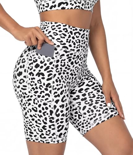 Image of Sunzel No Front Seam Biker Shorts for Women with Pockets, Yoga Workout Gym Bike Shorts with Tummy Control | 3, 5 Or 8-Inch Inseam, High Waisted, No Front Seam, Side Pockets, Buttery Soft, Compression Fit, Squat Proof, Tummy Control