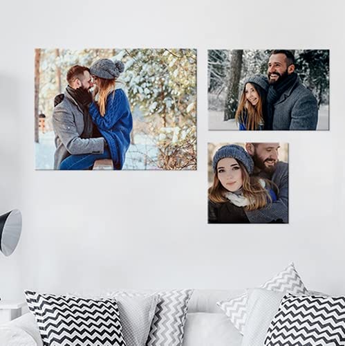 Tableau personnalisé avec votre photo weiyou 60x80 cm sans cadre pour salon