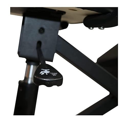 Miniatura 4 de MASTER MASSAGE EQUIPMENT Silla ergonómica multifuncional para postura arrodillada, taburete de ángulo ajustable para oficina en casa, color negro