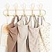 Konssy Muslin Nursing Cover for Baby Breastfeeding, Breathable 100% Cotton Breastfeeding Cover with Rigid Hoop for Mother Nursing Apron, Multi-use Carseat Canopy (Sun)