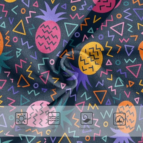 Little Girls' Soft Cotton Underwear Kids Breathable Comfort Retro Pineapple Panties Briefs Toddler3