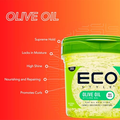 Eco Styler Olive Oil Hair Gel - Hydrating & Alcohol-Free 236ml - Image 5