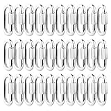 30 Packs Quick Link M3.5 1/8 inch Stainless Steel Quick Link Chain D Shape Locking Quick Chain for Carabiner, Hammock, Camping and Outdoor Equipment1