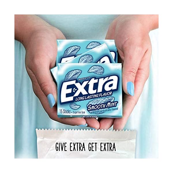 Extra Smooth Mint Sugarfree Gum (Pack of 10) – Bild 8