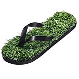 Strandschuhe Im Freien, Männer/Frauen Massage Gras Hausschuhe, rutschfest Atmungsaktiv Licht Komfortabel Einfach Mode, Paar Modelle Cool Sommer Strand Hausschuhe,Schwarz,EU44/UK8.5