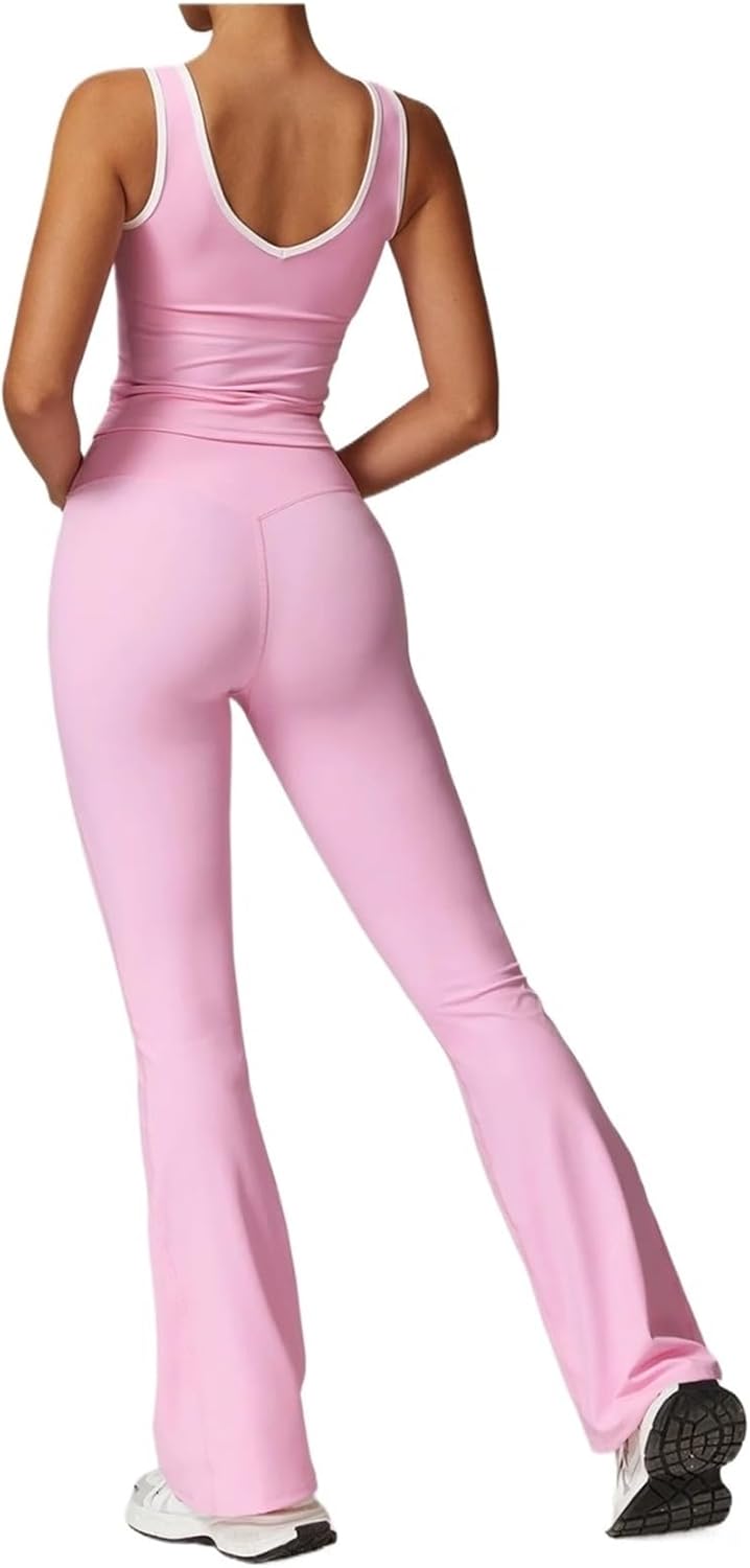 Workout Sets for Women Women Yoga Set 2 Pieces Fitness Sportswear Gym Tracksuit High Waist Leggings Sports Bra Athletic Wear