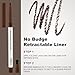 HECI BEAUTY Sharpenable Gel Eyeliner Pencil, Multi-Use Longwear Eyeliner Pencil, Ultra-Smooth Tip Eye Makeup with Up to 24HR Wear, Waterproof & Smudge-Proof - Brown