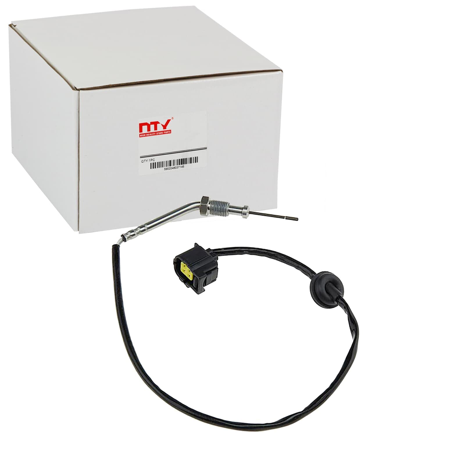 NTY Sensore, Temperatura gas scarico EGT-CT-007 | Compatibile con: CITROËN C4 AIRCROSS, MITSUBISHI ASX, ASX Van, OUTLANDER II, PEUGEOT 4008