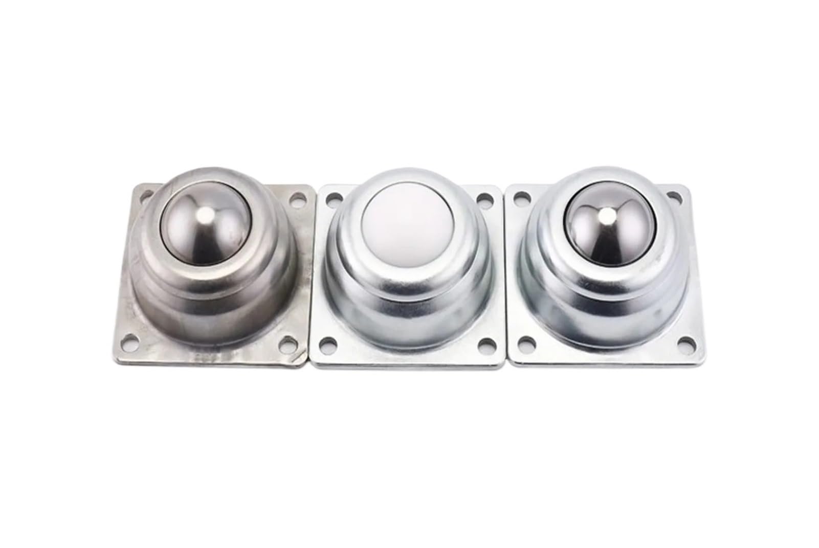 łożyska kulkowe wałeczkowe 4 kółka obrotowe ze stali i metalu, uniwersalne, do maszyn, wózków, mebli i sprzętu. (CY-30A Carbon steel)