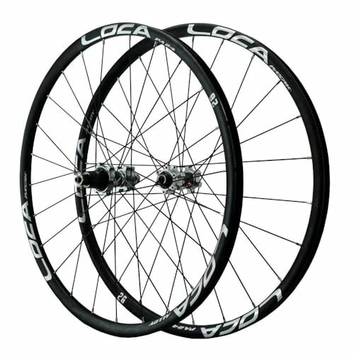 Juego De Ruedas para Bici De Carretera 700C Ruedas Traseras Y Delanteras De Liberación Rápida De 100/135mm,Freno De Disco Llanta De Doble Capa, Buje XDR, 11 12 Velocidades(Silver)
