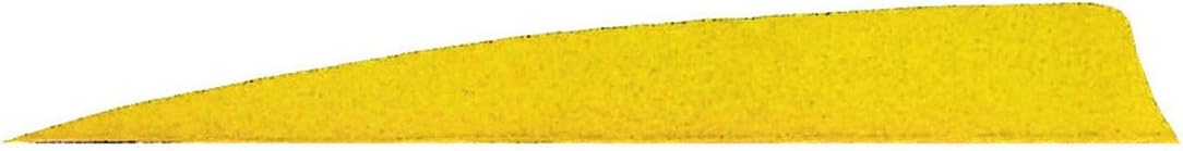 Gateway Shield Cut Feathers Neon Yellow 5 in. RW 50 pk.
