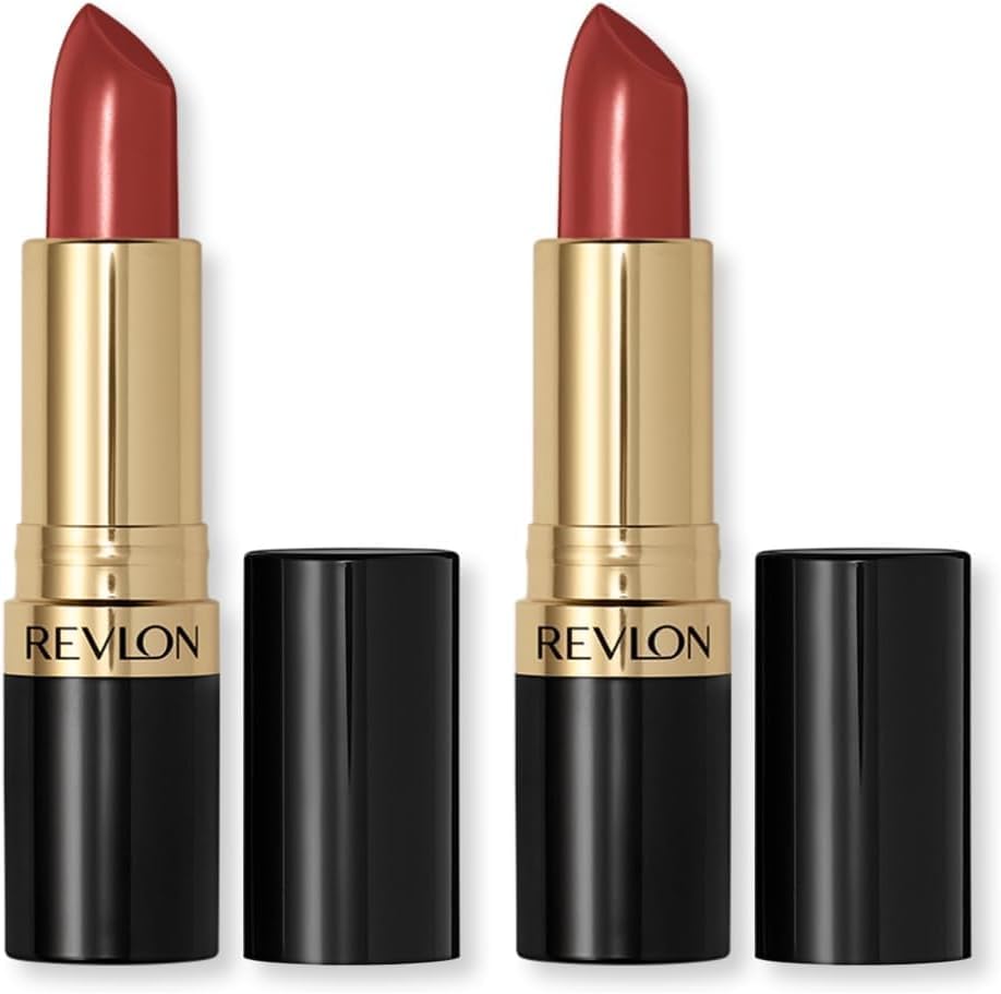 REVLON Super Lustrous Creme Lipstick, 0.5 Oz, Rum Raisin 535, 1 Count (Pack of 2)