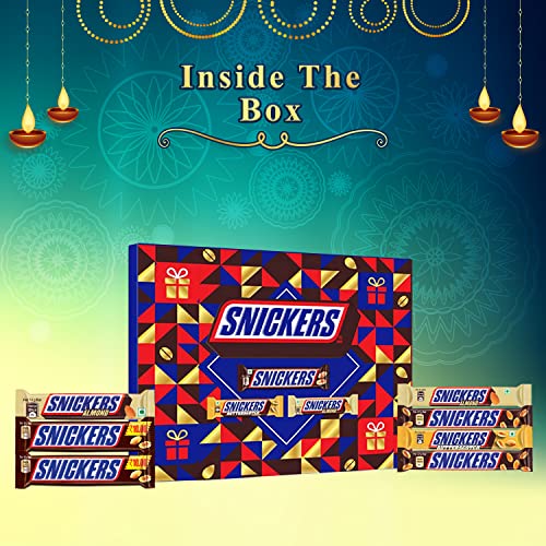 Snickers Premium Chocolates Gift Pack, 304g (152g x Pack of 2) & emium Chocolates Assorted Gift Pack amazinggiftidea-com