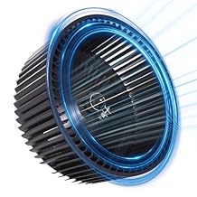 New 1472-1091 14721091 Wheel Package Blower Compatible with Coleman 14721091 RV Mach Air Conditioner Blower Impeller Wheel Model Series 8332 8433 8632 6701 6702 6703 6721 6722 6723