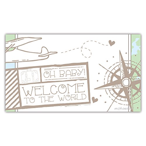 50 Adventure Awaits Diaper Raffle Tickets For Baby Shower - Invitation Inserts #TOP3