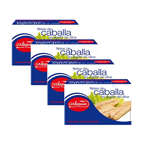 ARLEQUIN Caballa en Oliva, Pack 4 Latas de 125 grs (500 grs)
